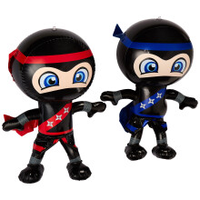 Set de 2 gonflabile 24 """" Ninjas/Party Decora?iuni/umflaturi/Jucarii/Red/Blue/Decor
