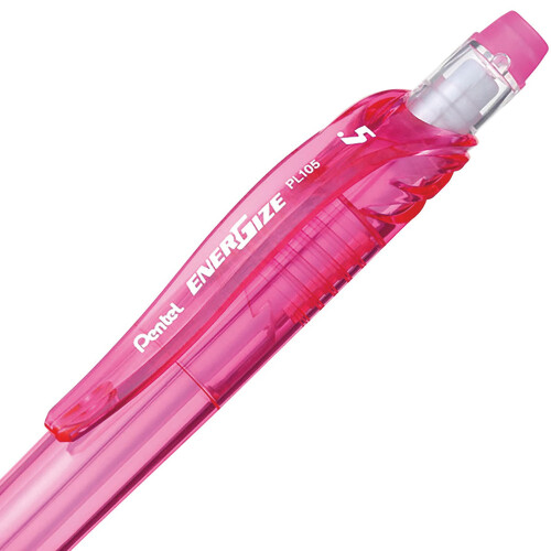 Pentel Μηχανικό Μολύβι Pentel EnerGize-X (0.5mm) Ροζ Καλύμματα, Συσκευασία 12 (PL105P) 1