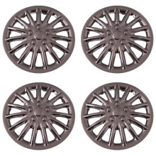 Set van 4 chromen 16 inch aftermarket vervangende wieldoppen met metalen clipbevestigingssysteem - Onderdeelnummer: IWC188/16C