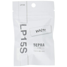 King Jim Tepra LP15S Lite Etikett, Weiß
