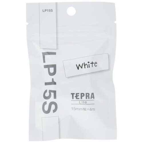 King Jim Tepra LP15S Lite Tape, Wit