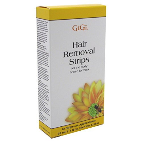 GiGi Körper-Haarentfernung Streifen 12 Stk (Packung mit 4)