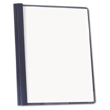 Universal 57122 Klar Framsida Rapportomslag, Tangfästen, Breddstorlek, Mörkblå, 25/st (UNV57122)