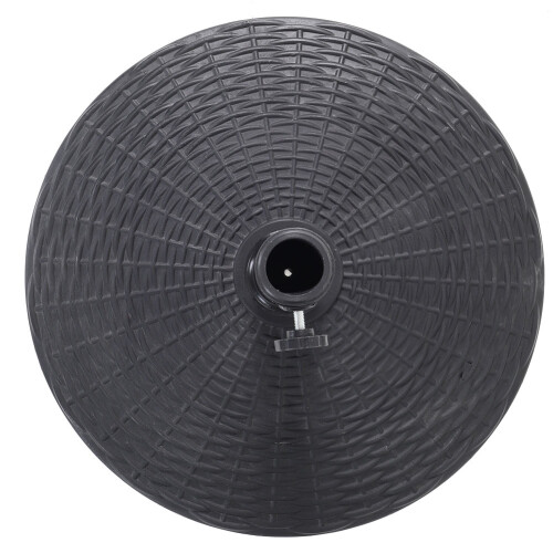 14KG Heavy-Duty 3D Woven Pattern Patio Umbrella Base 2