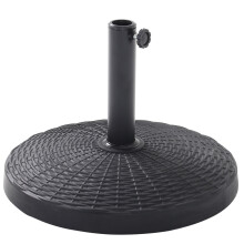 14KG Heavy-Duty 3D Woven Pattern Patio Umbrella Base