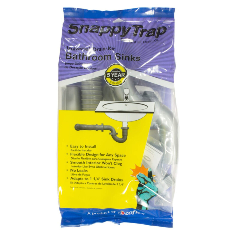 Photos - Bathroom Sink Snappy Trap Universal Drain Kit for  DK-105