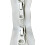 YKK Vislon 2-Way Διαχωριζόμενος Φερμουάρ, 36", Λευκό 1