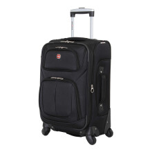 SwissGear Sion Softside bovtheto poggysz, fekete 21 hvelykes