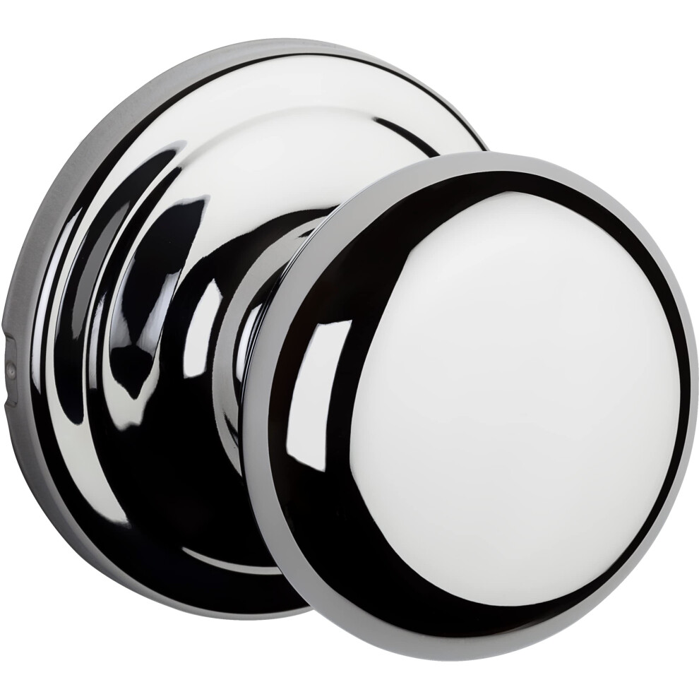 Photos - Door Handle Kwikset Hancock Interior Passage Door Knob Handle For Closet and Hallway Doors Non-Locking Doorknob Polished Chrome 720H 26