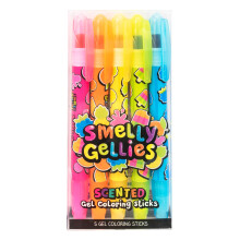 Smelly Gellies - Patentoidut Gourmet-tuoksuiset Glidewrite-geeliv rityspuikot, v riliidut, korostuskyn t - 5 kpl - Lahjoja lapsille
