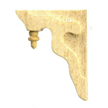 Juego de 4 Soportes de Corbel en Miniatura para Casa de Muñecas
