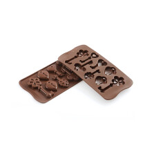 silikomart SCG33 Choco Keys Silicone Mould 34x84 h 14 mm 21x10.5x1 cm