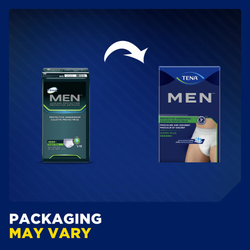 Tena Tena Incontinence Underwear for Men  Protective  Medium/Large  16 Count 2