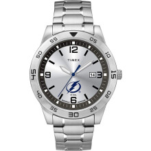 Timex Tribute Men's NHL Citation 42mm Watch - Tampa Bay Lightning with Stainless Steel Expansion Band
