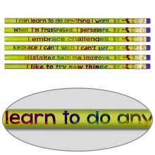 Really Good Stuff 163697 Really Good Stuff Growth Mindset Bleistifte, sortiert