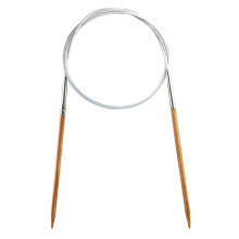 WEABETFU BAMBOO Circular Knitting Needle 32 inch Lungime pentru DIY creativ manual ?i orice proiecte de fire de ?esatura Dimensiunea SUA 5 (375mm
