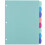 Avery Durable Plastic 8-Tab Write & Erase Big Tab Dividers for 3 Ring 3