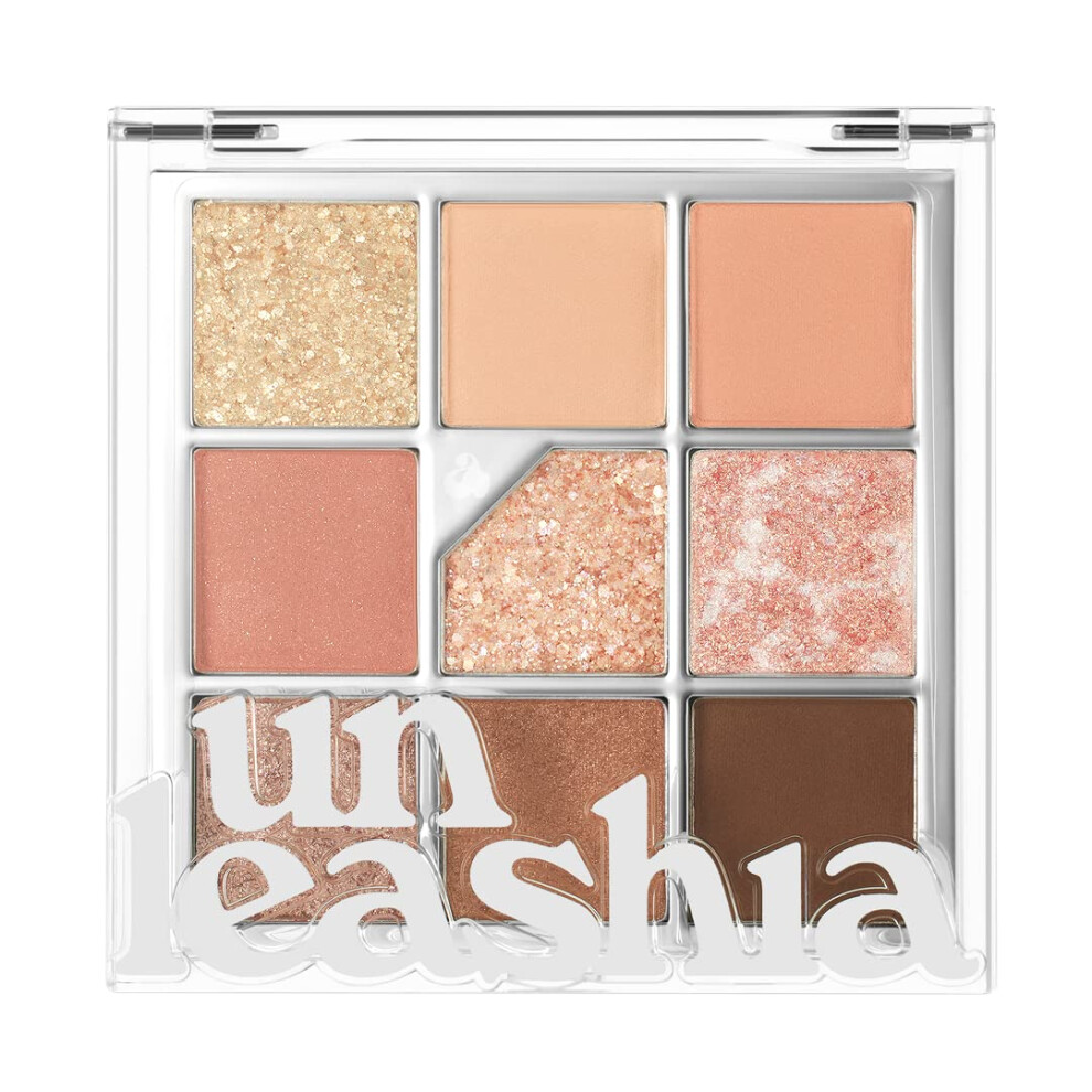 Unleashia Glitterpedia Eye Palette Eyeshadow Palette Shade No.3 All Of Coral Pink 6.2 G - Image 2