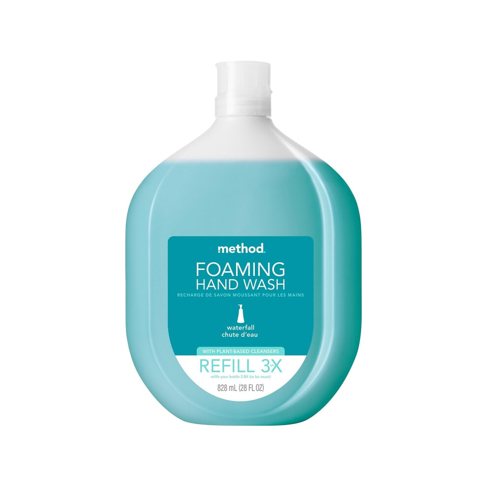 Method Foaming Hand Soap  Refill  Waterfall  28 Ounce  1 pack