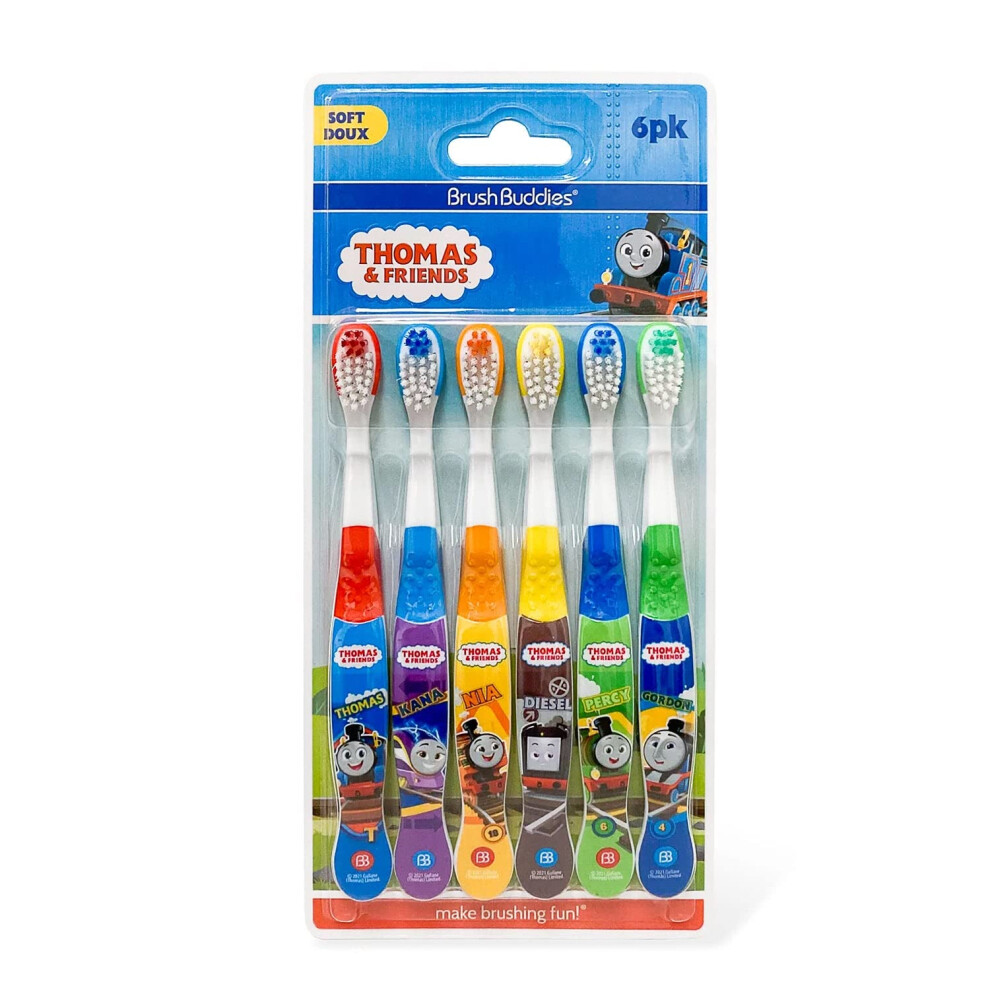 UiiWout FVCDS Thomas & Friends 6pk Toothbrush-image-OPC-PFMYRDC-NEW