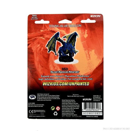 D&D Nolzurs wunderbare Miniaturen: Junger blauer Drache 1