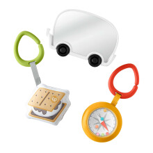 Fisher-Price S'more Fun Set de Camping, 3 juguetes y mordedor para bebés a partir de 3 meses