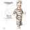 UNDERWRAPS Baby's Tijgerkostuum Jumpsuit Wit Groot (2T-4T) 2