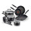 Tefal T-fal Signature Σετ Αντικολλητικών Σκευών 12 Τεμαχίων, Ασφαλές για Φούρνο 350F 1