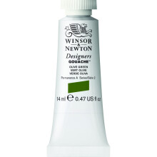 Winsor Newton Designers Gouache 14 ml 047oz tube Olijfgroen