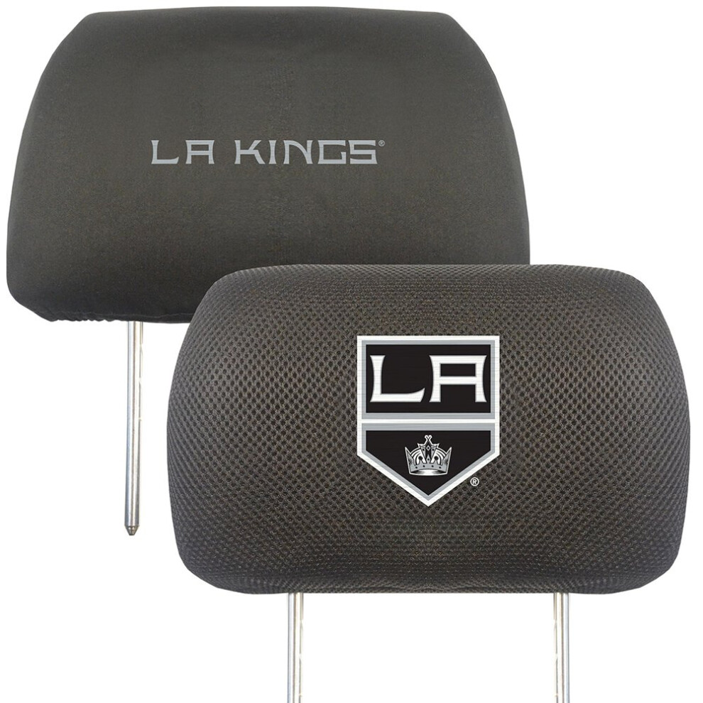 Fanmats 17164 Los Angeles Kings Embroidered Head Rest Cover Set - 2 Pi 84298911