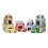 Melissa & Doug Melissa & Doug Nesting and Sorting Blocks - 6 gebouwen, 6 houten voertuigen 1