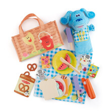 Melissa & Doug Blues Clues & You! Share with Blue Picnic Play Set with Hand Puppet - FSC Certified
