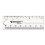 Westcott Acme Holdable Plastic 6-tommer Clear Ruler (ACM45016) 1