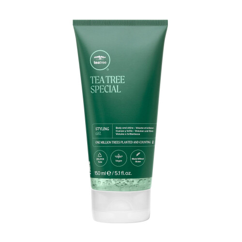 Gel Styling Tea Tree, Μεσαία Στήριξη, Υψηλή Λάμψη, Για Όλους τους Τύπους Μαλλιών, 5.1 fl. oz.