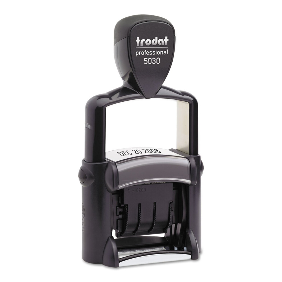 Photos - Other Office Equipment Trodat Professional Self-Inking Date Stamp Stamp Impression Size: 3/8 x 1-5/8 Inches Black by U. S. Stamp & Sign T50 (T5030)
