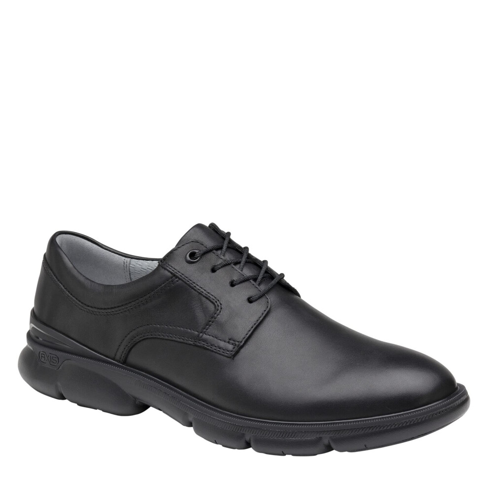 Johnston & Murphy Men's XC4 Tanner Plain Toe Black Full Grain 8.5 M/W