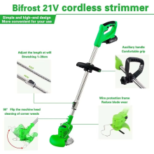 21V Cordless Electric Strimmer Grass Trimmer Weed Cutter Garden Edger