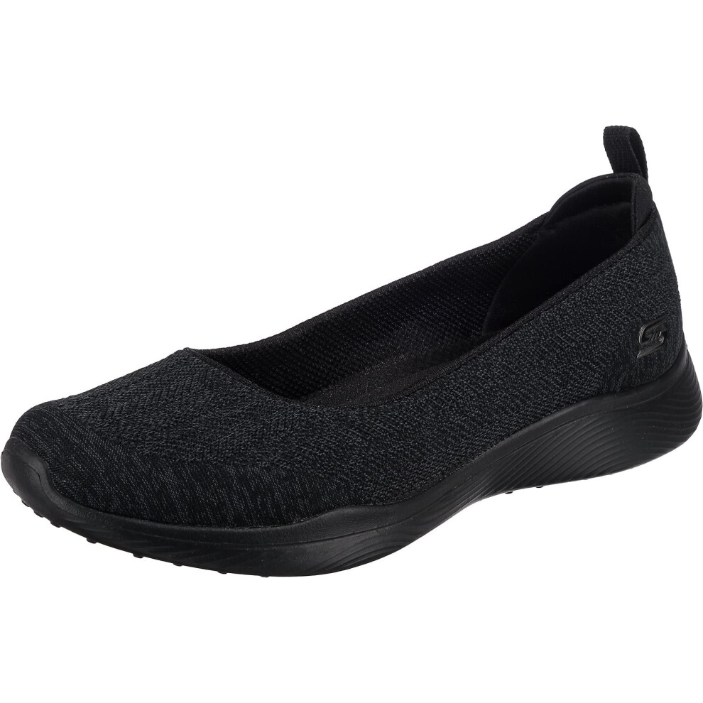 Skechers Women's Mary Jane Flat  Black  8