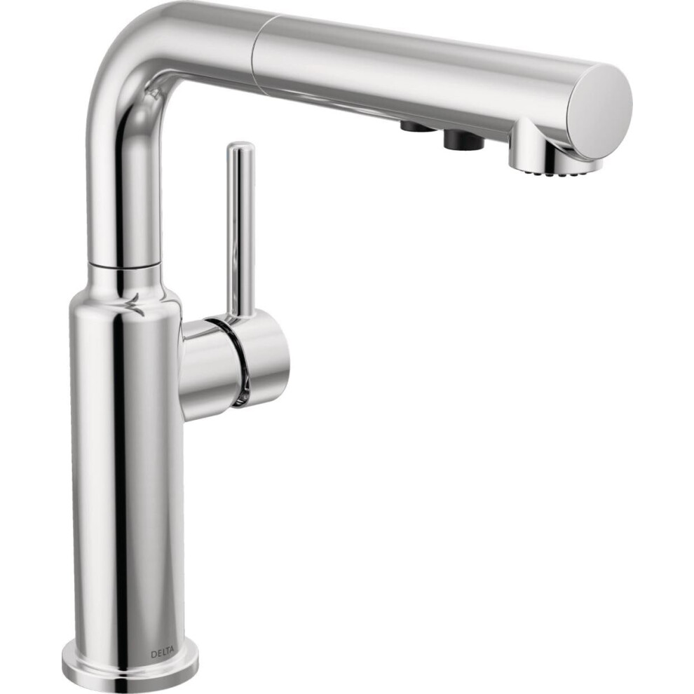 Photos - Tap Delta Faucet Daneri PullOut Kitchen Faucet Chrome Kitchen Faucets with PullOut Sprayer Kitchen Sink Faucet Faucet for Kitch 