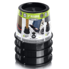 Slipstick CB672 Premium 3 hvelykes gyemelok/btoremelok acl erostsu tartval felso emelok 3"""" (4 csomag) 2 640 fontot tmaszt, fekete, egymsra
