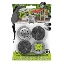 Slipstick GorillaOutdoor Berber -huonekalujen jalkatyynyt kirkkailla hihoilla (4 kpl) ulkokalusteiden liukus timet py reille ja neli nmuotoisill