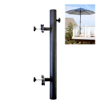 LOVE YOUR DECK Sonnenschirmhalter fr den Auenbereich einfache Installation platzsparendes Schirmhalter-Design Schirmsockel und Halterung fr