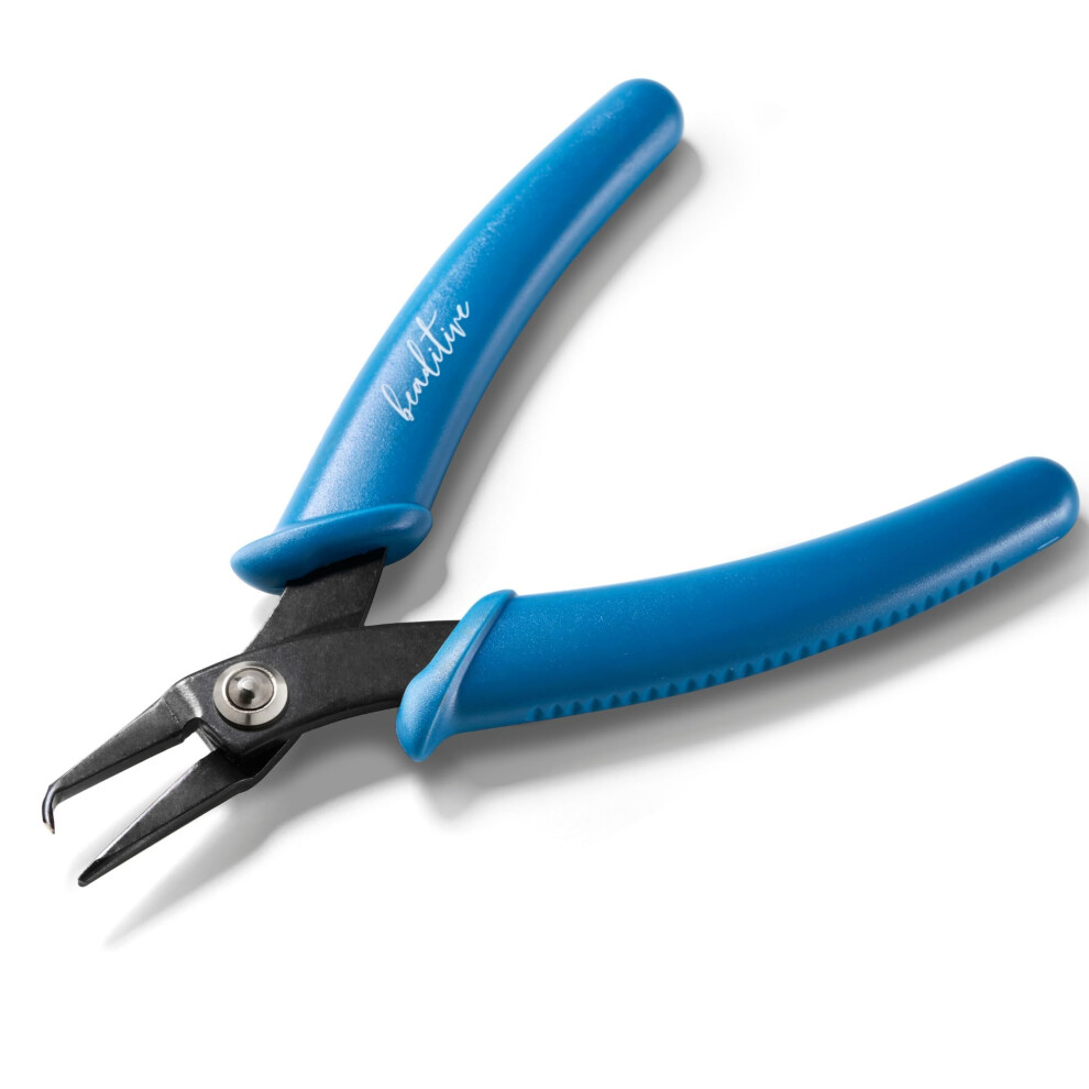 Pince Anneaux Fendus Beaditive | Fabrication De Bijoux, Fabrication De Perles | Acier Haute Teneur En Carbone | 5 Pouces (Bleu Lac)-image