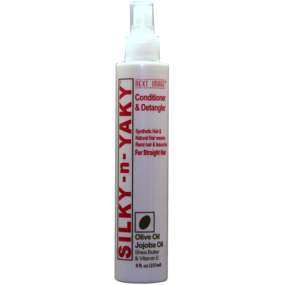 Bild Next Image Silky-N-Yaki Conditioner & Detangler With Olive Oil & Jojoba Oil 8 Oz By R&R Corp