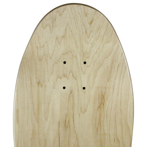 Moose Old School Skateboard Deck (10"""" x 30""""  Natural) 2