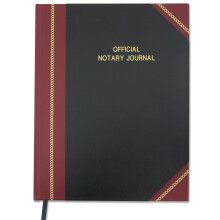 BookFactory Officieel Notaris Journaal/Logboek 168 Pagina's 8.5"""" X 11"""" 66