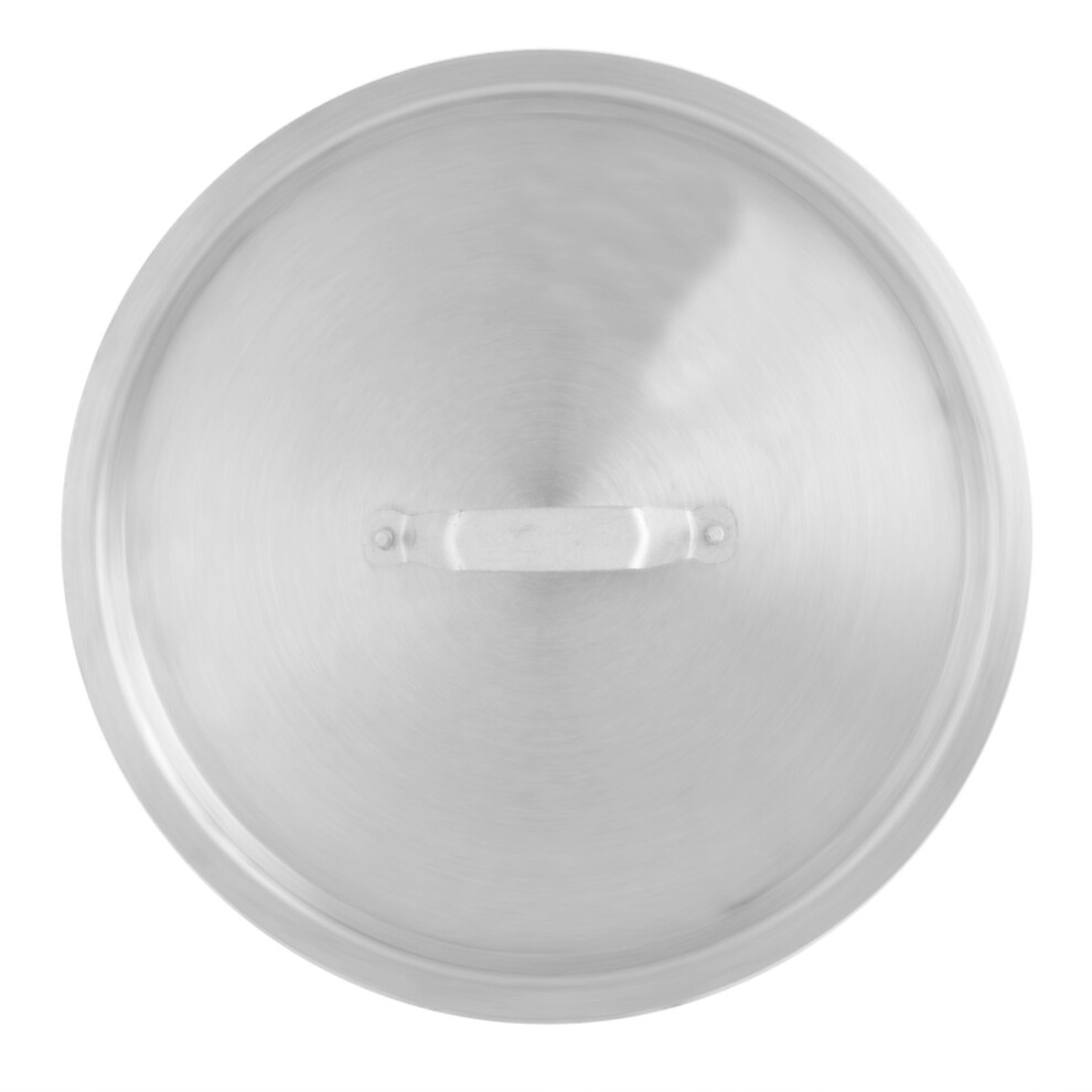 Thunder Group Aluminum Stock Pot Lid  60 Quart  Silver