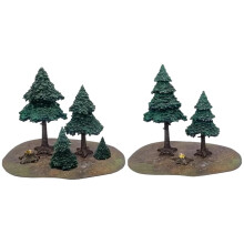 Monster Fight Club - Monster Scenery: Evergreen Pine Forest Dubbelpaket (2 föremål)