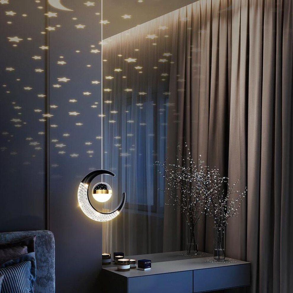 (black) Bedside Lamp Dine Dining Room Bedroom Pendant Lights Indoor Lighting Ceiling Lamp Hanging Light Fixture Decorative