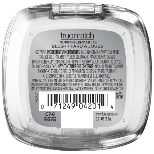 L'Oreal Paris True Match Super-Blendable Blush, Spiced Plum, 0.21 oz. 1